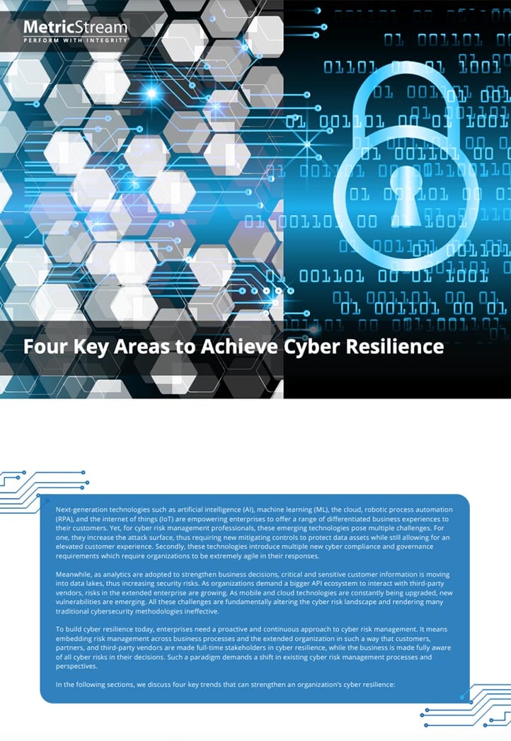 Four Key Areas To Achieve Cyber Resilience - Insight